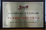A4、2013中國房地產(chǎn)開發(fā)企業(yè)500強(qiáng)
